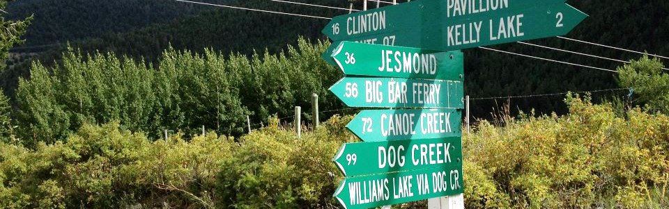 Cariboo Road Signs