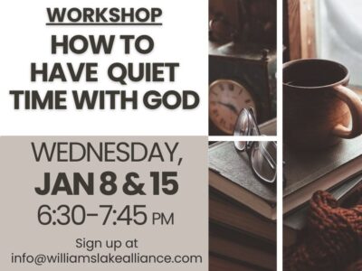 Workshop How To Have Quiet Time With God